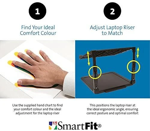 Leitz Nešiojamojo kompiuterio stovas KENSINGTON SmartFit, juoda sp.