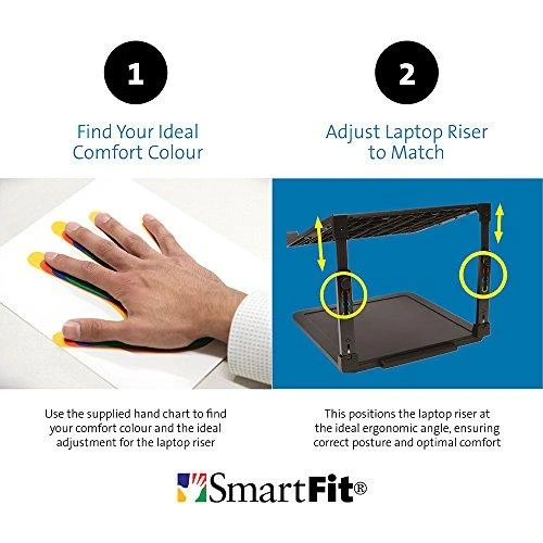 Leitz Nešiojamojo kompiuterio stovas KENSINGTON SmartFit, juoda sp.