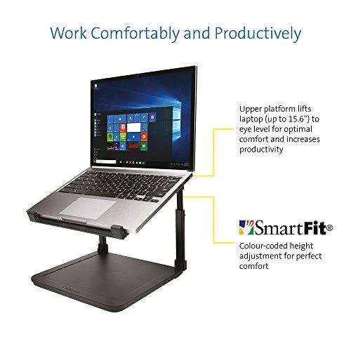 Leitz Nešiojamojo kompiuterio stovas KENSINGTON SmartFit, juoda sp.
