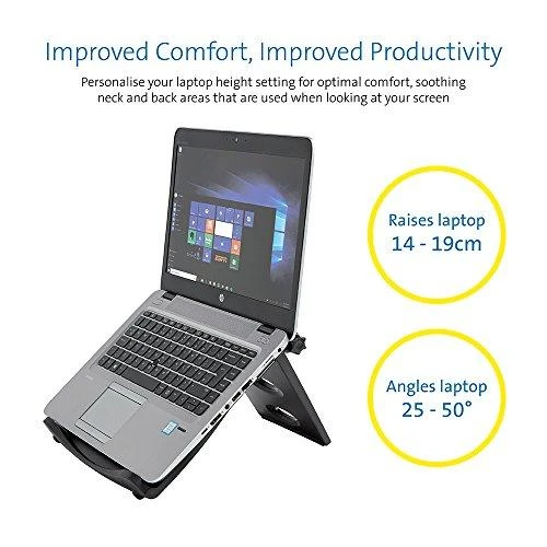 Leitz Kensington SmartFit Nešiojamojo kompiuterio stovas Juoda 43,2 cm (17")
