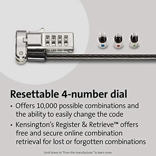 KENSINGTON UNIVERSAL 3-IN-1 LOC / KOMBINACINĖ UŽRAKTA NUSTATOMA