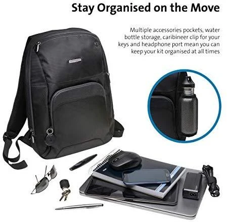 Leitz Kuprinė KENSINGTON Triple Trek™ 13.3”, balistinis nailonas, juoda sp.