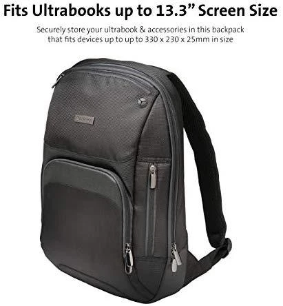 Leitz Kuprinė KENSINGTON Triple Trek™ 13.3”, balistinis nailonas, juoda sp.