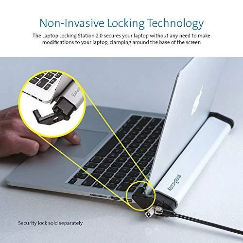 Kensington Nešiojamas kompiuteris Locking Station 2.0 sidabro spalvos