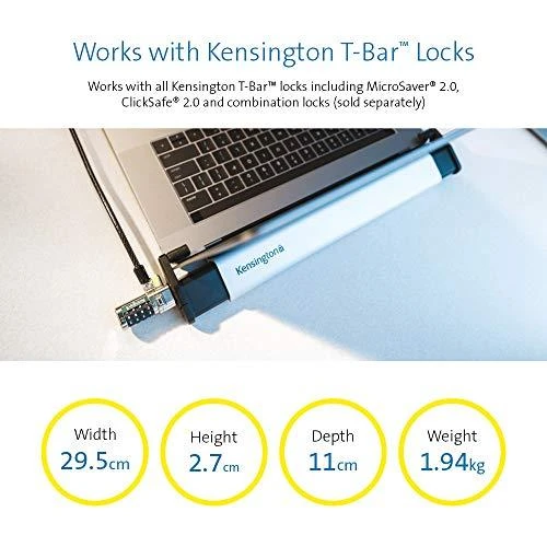Kensington Nešiojamas kompiuteris Locking Station 2.0 sidabro spalvos