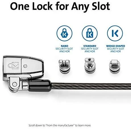 Leitz acco prekės ženklai KENSINGTON ClickSafe 2.0 3-in-1 Keyed