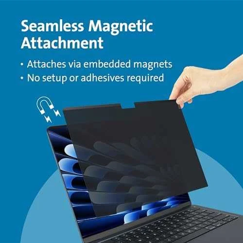 Leitz KENSINGTON MagPro Elite magnetinis privatumo filtras, skirtas Apple MacBook Air 15"