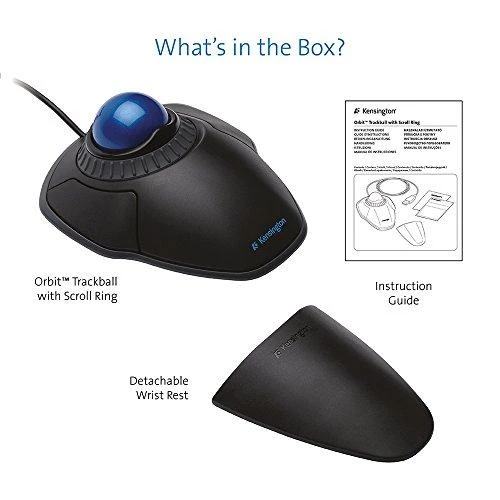 Leitz Kensington Orbit kompiuterinė pelė USB A tipo Optinis Abiems rankoms