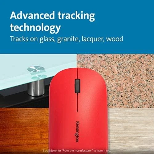 Kensington Pelė Sure Track Dual WiFi BT Raudona