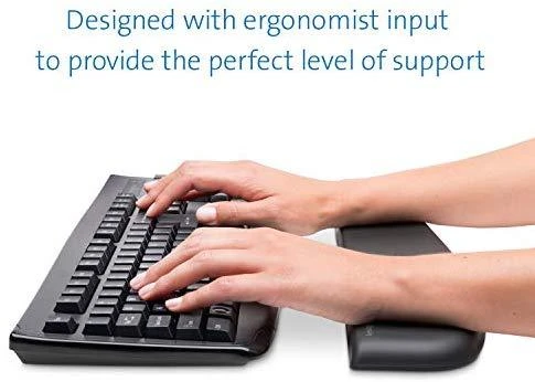 Klaviatūra Leitz Riešų atrama prie klaviatūros KENSINGTON ErgoSoft Standard, juoda sp.
