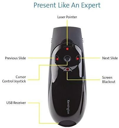 Leitz KENSINGTON Presenter Expert Raudona lazerinis mit Cursor Control