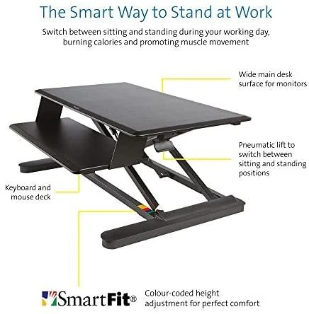 Leitz Sėdima-stovima darbo vieta KENSINGTON SmartFit, juoda sp.