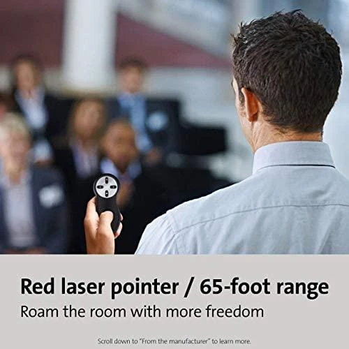 Leitz Kensington Wireless Presenter lazerinis Pointer - Si600 belaidis valdymo pultas pristatymams Juoda