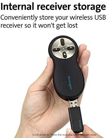 Leitz Kensington Wireless Presenter lazerinis Pointer - Si600 belaidis valdymo pultas pristatymams Juoda