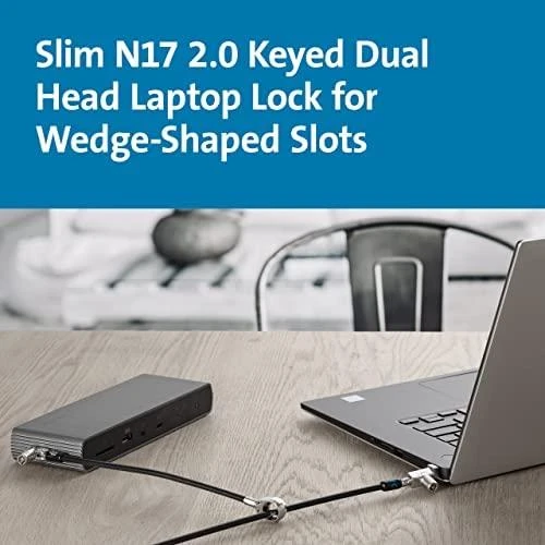 Leitz KENSINGTON Slim N17 2.0 Dual Keyed Nešiojamas kompiuteris Lock