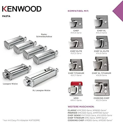 DeLonghi Antgalis makaronams Tagliapasta Fettuccine Kenwood AW20011031 / KAX981ME