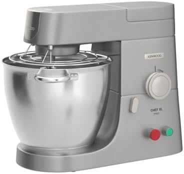 Virtuvinis kombainas Kenwood Chef XL Pro, 6.7 L, Sidabrinis, Mygtukai, Rotary, 2.4 L, 910 g, Nerūdijantis plienas