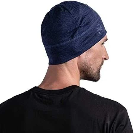 Kepurė Buff Merino Lightweight Beanie - Tamsiai mėlyna
