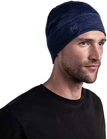 Kepurė Buff Merino Lightweight Beanie - Tamsiai mėlyna