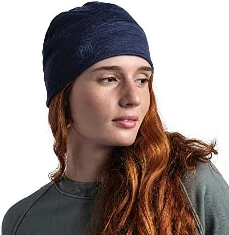 Kepurė Buff Merino Lightweight Beanie - Tamsiai mėlyna