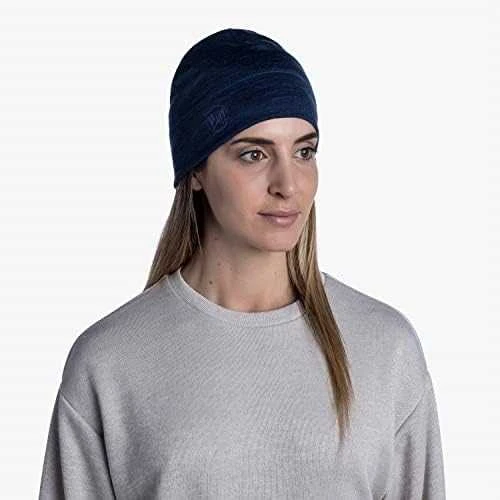 Kepurė Buff Merino Lightweight Beanie - Tamsiai mėlyna