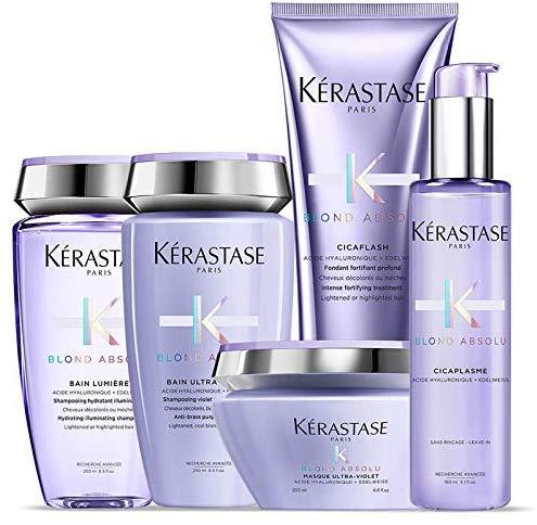 Kérastase Blond Absolu Masque Ultra-Violet geltonus atspalvius neutralizuojanti plaukų kaukė, 500 ml