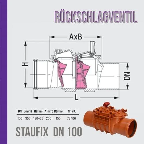 Kessel ZASUWA BURZ.STAUFIX DN100 D110, TYP2