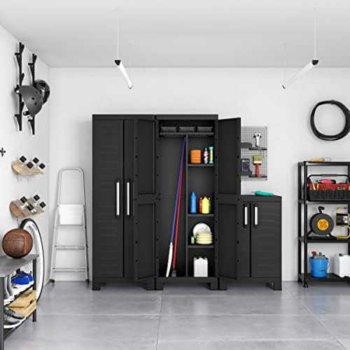 KETER spinta Detroitas 62x182x45cm padalintos lentynos Nauja