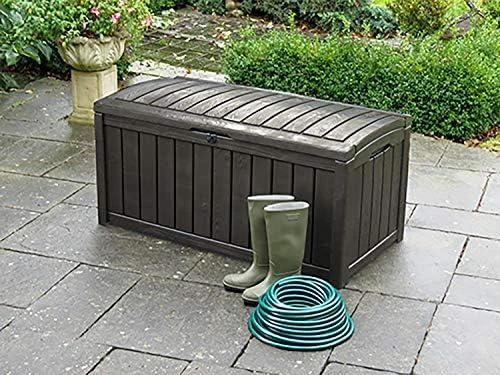 Curver KETER SODO-BALKONO DĖŽĖ GLENWOOD 390L / RUDAS