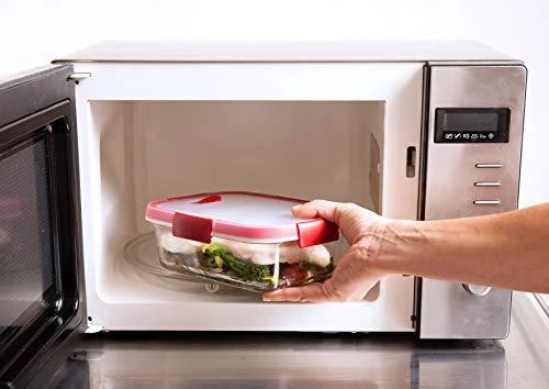 Keter CURVER INDAS COOK STAČIAKAMPIS 0,9L /SKAIDRUS/ RAUDONAS