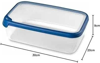 Curver / Keter CURVER RECTANGULAR CONTAINER 4L /SKAIDRUMAS/ MĖLYNA