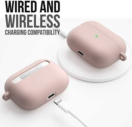 Class And Culture KeyBudz PodSkinz HybridShell Series Keychain dėklas skirtas AirPods Pro - Pastel pink