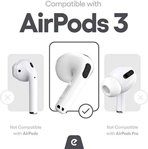 KeyBudz EarBuddyz skirta AirPods 3 - Baltas