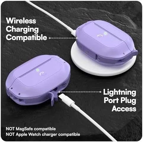 KeyBudz Element Series skirta AirPods Pro 2 - Wild lavender