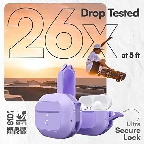 KeyBudz Element Series skirta AirPods Pro 2 - Wild lavender