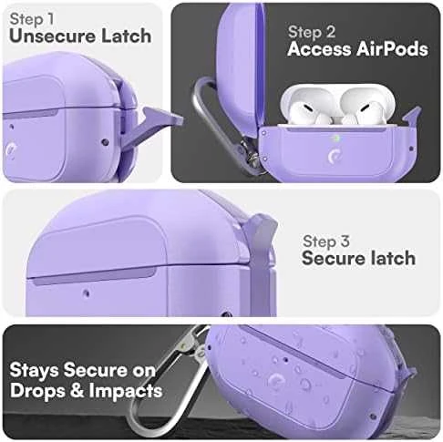 KeyBudz Element Series skirta AirPods Pro 2 - Wild lavender