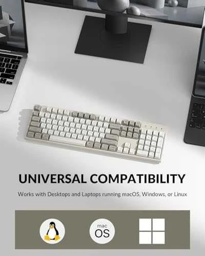 Keychron C2 Pro 8K (C2PX-M3) – US išdėstymas – Hot-Swappable Super Brown Switches – Juodas (Juoda) Mechaninė Žaidimų Klaviatūra