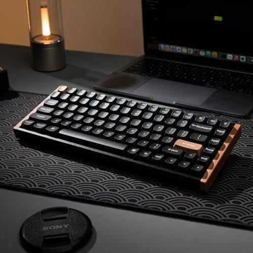 Keychron K2 HE Wireless (K2H-F1) - US išdėstymas - Hot-Swappable Gateron Magnetic Nebula - Carbon Juodas (Juoda) Magnetinė Belaidė Žaidimų Klaviatūra