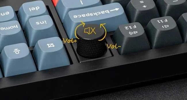Keychron V6 Max QMK/VIA Wireless RGB – US išdėstymas – Hot-Swappable Gateron Jupiter Raudona (V6M-D1) Belaidė Custom Žaidimų Klaviatūra