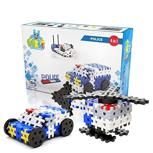 Konstruktorius Meli Basic Police 4in1 117 el.