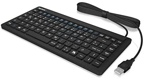 RaidSonic KeySonic KSK-3230IN (DE) klaviatūra Universalus USB QWERTZ German Juodas