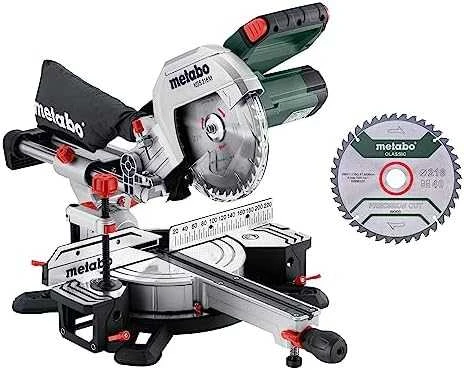 Skersinio pjovimo staklės Metabo KGS 216 M + papildomas pjovimo diskas (613216900) 1500W