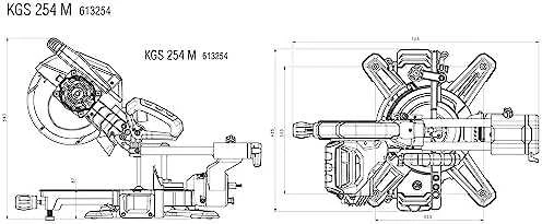 Metabo Skersinio pjovimo staklės KGS 254 M 1800W 92x305mm
