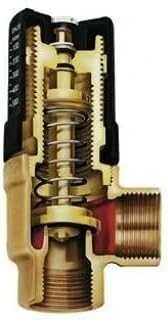 Imi Heimeier Heimeier Perpildymo vožtuvas Hydrolux DN25 bronzos / vidinis sriegis (5501–04 000)
