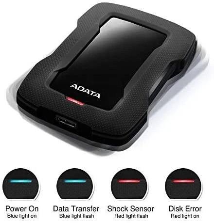 ADATA HD330 1000 GB, 2.5 ", USB 3.1, Mėlyna