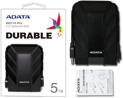 Kietasis diskas Išorinis diskas Adata HD710 Pro USB 3.1 5TB Juodas