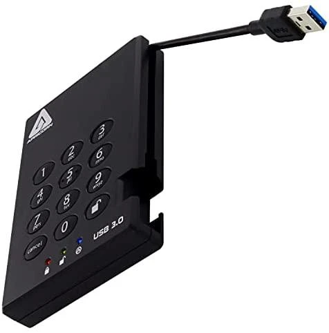 Apricorn Aegis Padlock A25-3PL256-1000 – kietasis diskas – 1 TB – USB 3.0