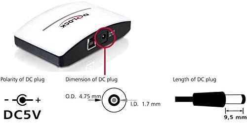 Delock USB 3.0 išorinis šakotuvas 4 prievadas su maitinimo šaltiniu