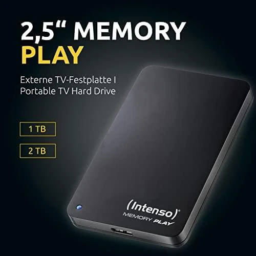 Kietasis diskas Dysk twardy USB3 1TB EXT. 2.5" Juodas 6021460 INTENSO