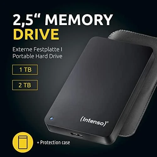 „Intenso Memory Drive 2,5“ USB 3.0 1 TB, išorinis kietasis diskas - juodas